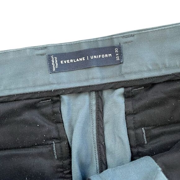 Everlane Uniform Gray Performance Chino Pants 35x29 - Picture 4 of 6